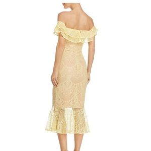 Off the shoulder lace dress